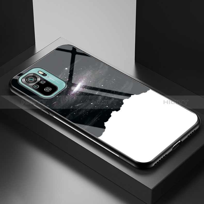 Coque Contour Silicone et Vitre Motif Fantaisie Miroir Etui Housse LS1 pour Xiaomi Redmi Note 10S 4G Plus