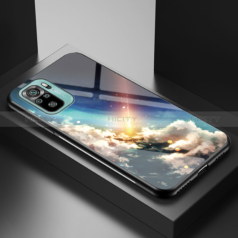 Coque Contour Silicone et Vitre Motif Fantaisie Miroir Etui Housse LS1 pour Xiaomi Redmi Note 10S 4G Plus