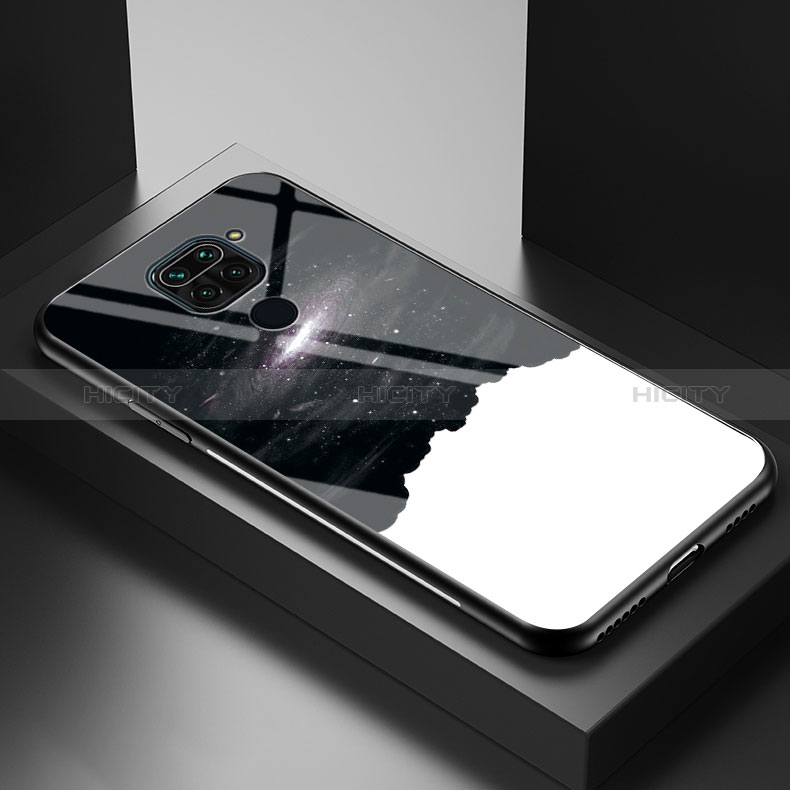 Coque Contour Silicone et Vitre Motif Fantaisie Miroir Etui Housse LS1 pour Xiaomi Redmi Note 9 Plus
