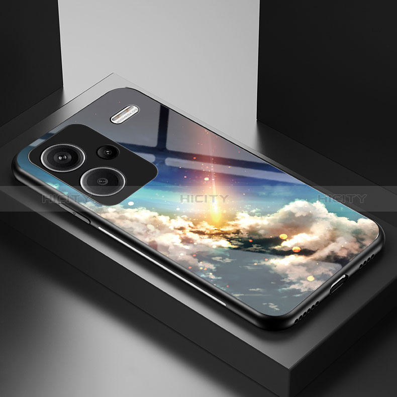 Coque Contour Silicone et Vitre Motif Fantaisie Miroir Etui Housse LS2 pour Xiaomi Redmi Note 13 Pro+ Plus 5G Mixte Plus