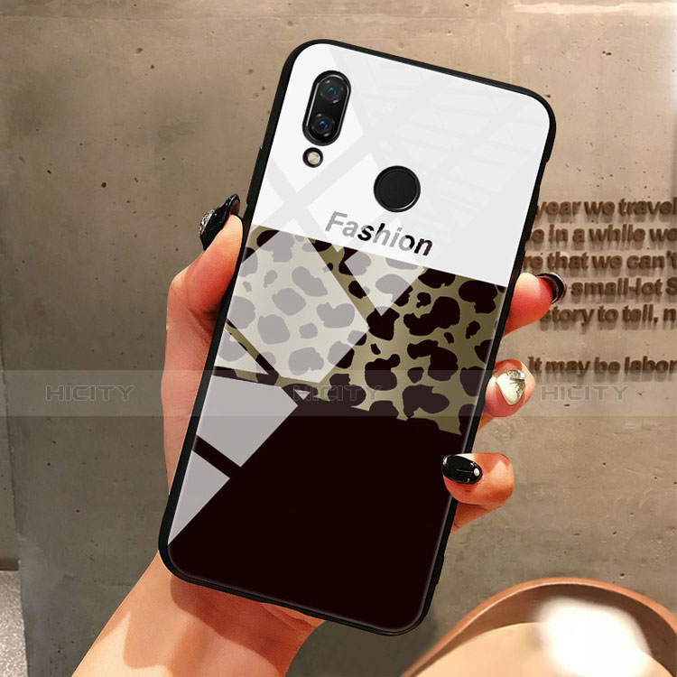 Coque Contour Silicone et Vitre Motif Fantaisie Miroir Etui Housse pour Huawei Honor 10 Lite Plus