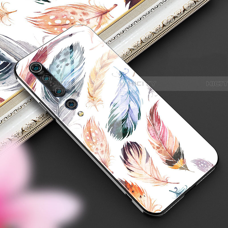 Coque Contour Silicone et Vitre Motif Fantaisie Miroir Etui Housse S03 pour Xiaomi Mi 10 Pro Plus