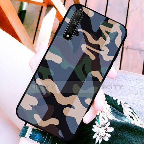 Coque Contour Silicone et Vitre Motif Fantaisie Miroir pour Huawei Honor 20 Mixte Plus