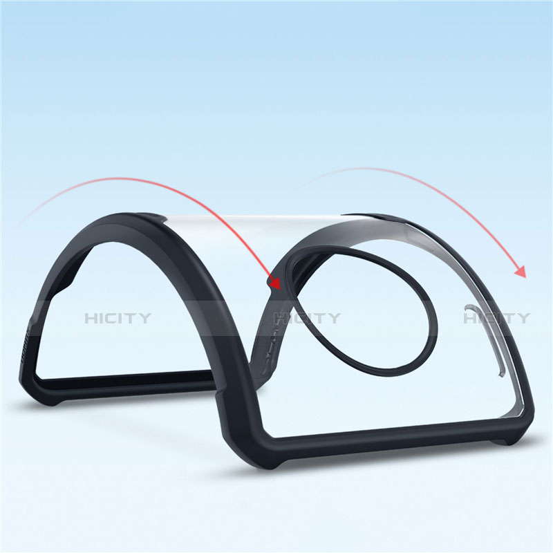 Coque Contour Silicone et Vitre Transparente Miroir 360 Degres avec Support Bague Anneau Aimante Magnetique pour Huawei Mate 30 Plus
