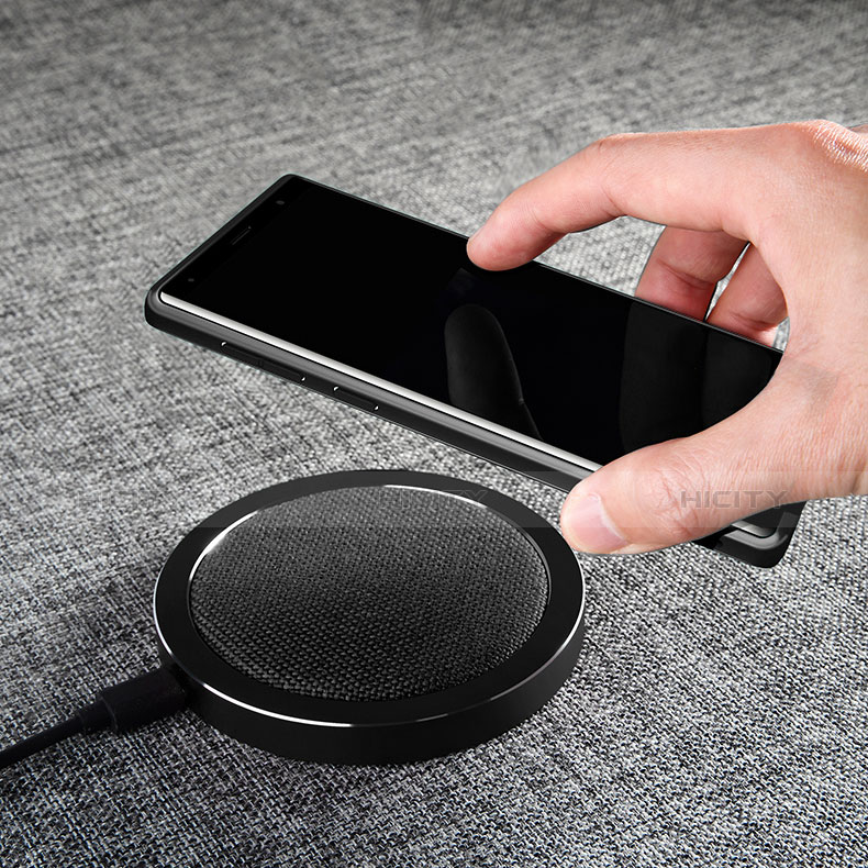 Coque Contour Silicone et Vitre Transparente Miroir 360 Degres T02 pour Samsung Galaxy Note 9 Noir Plus