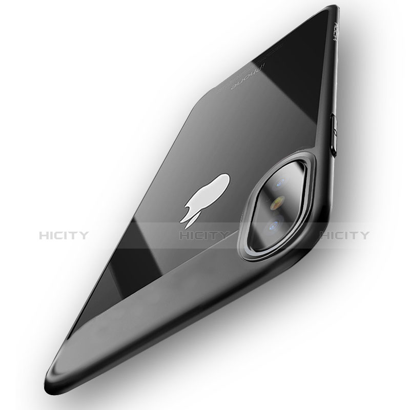 Coque Contour Silicone et Vitre Transparente pour Apple iPhone Xs Gris Plus