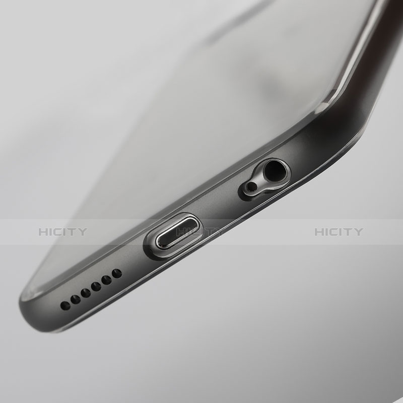Coque Contour Silicone Transparente Gel pour Apple iPhone 6S Gris Plus