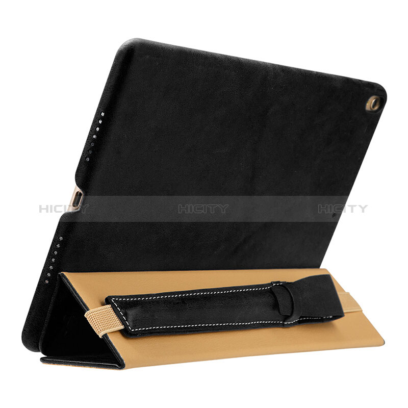 Coque en Cuir Protection Sac Pochette Elastique Douille de Poche Detachable P02 pour Apple Pencil Apple iPad Pro 10.5 Noir Plus