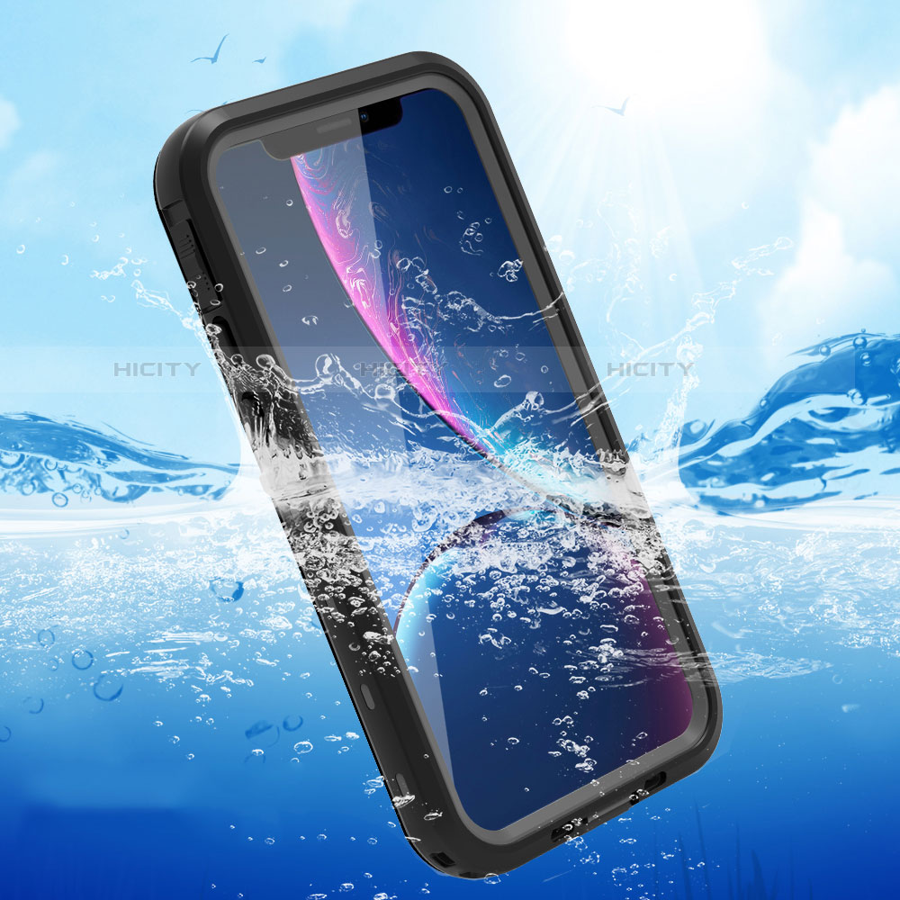 Coque Etanche Contour Silicone et Plastique Housse Etui Waterproof 360 Degres avec Support pour Apple iPhone 11 Pro Max Plus