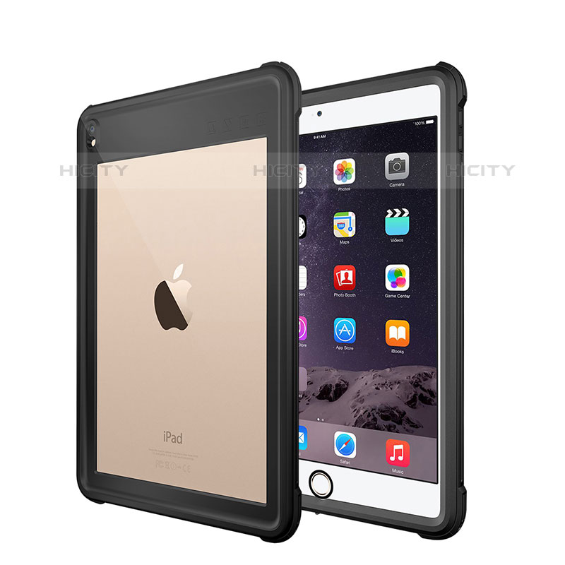 Coque Etanche Contour Silicone et Plastique Housse Etui Waterproof 360 Degres pour Apple iPad Pro 10.5 Noir Plus