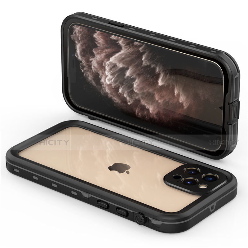 Coque Etanche Contour Silicone et Plastique Housse Etui Waterproof 360 Degres pour Apple iPhone 12 Pro Max Plus