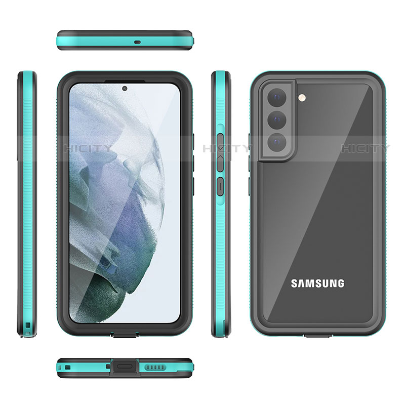 Coque Etanche Contour Silicone et Plastique Housse Etui Waterproof 360 Degres pour Samsung Galaxy S21 5G Plus