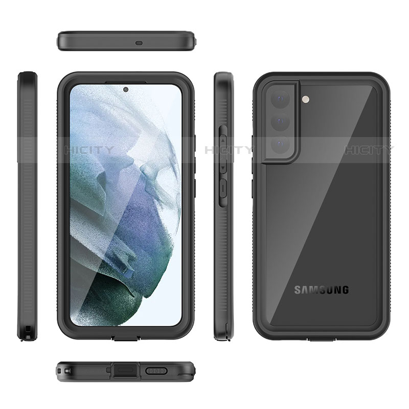 Coque Etanche Contour Silicone et Plastique Housse Etui Waterproof 360 Degres pour Samsung Galaxy S22 5G Plus