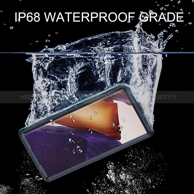 Coque Etanche Contour Silicone et Plastique Housse Etui Waterproof 360 Degres pour Samsung Galaxy S24 Ultra 5G Plus