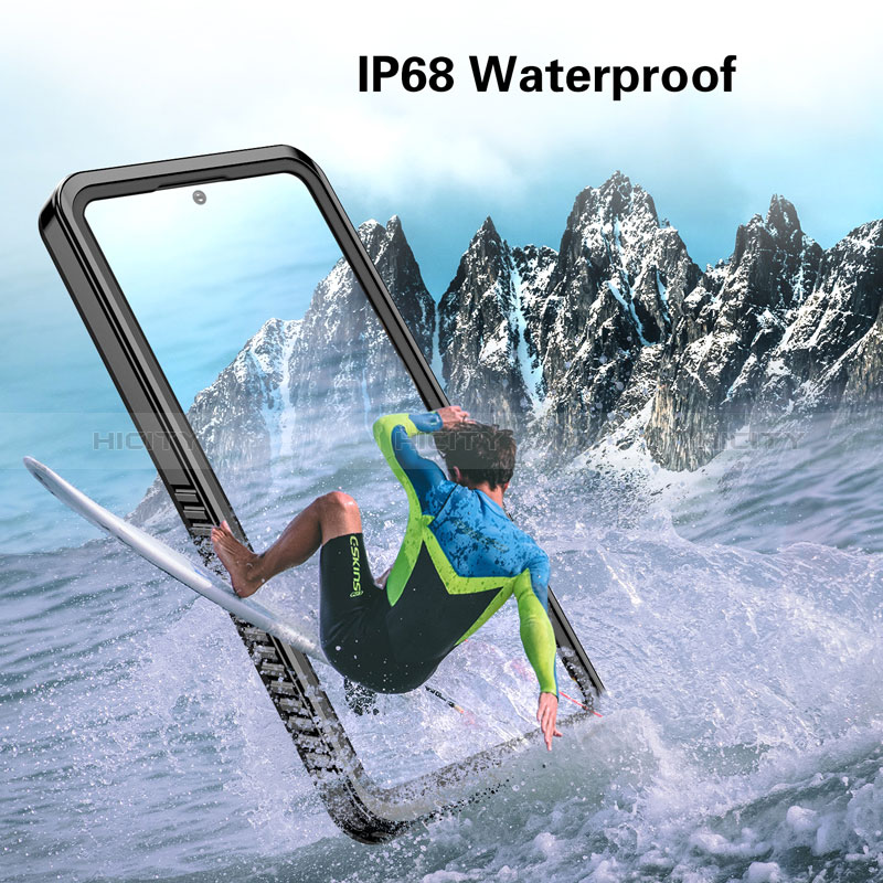Coque Etanche Contour Silicone et Plastique Housse Etui Waterproof 360 Degres W01 pour Samsung Galaxy S20 FE 4G Noir Plus