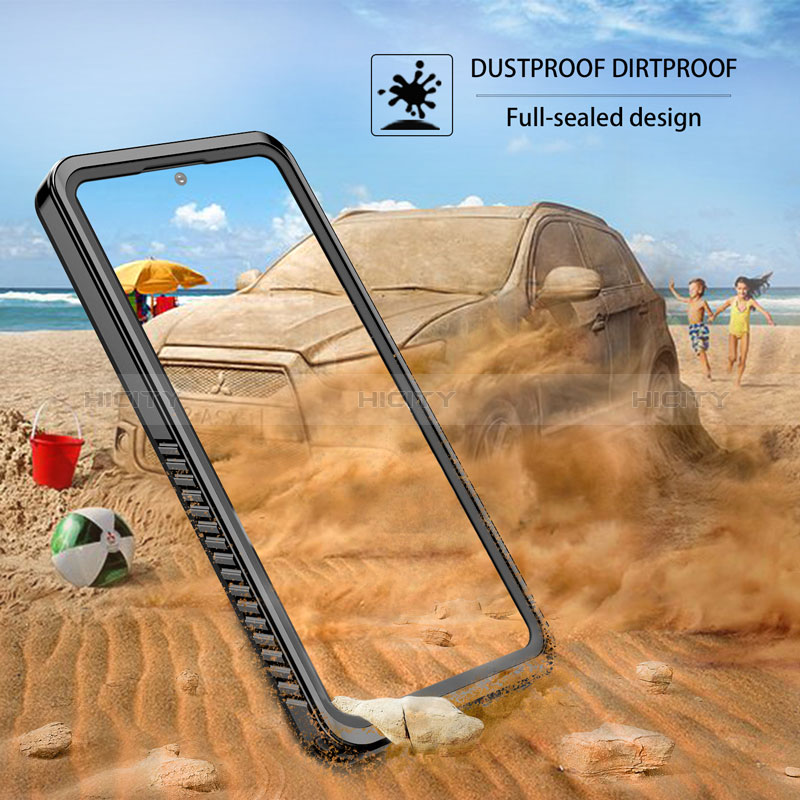 Coque Etanche Contour Silicone et Plastique Housse Etui Waterproof 360 Degres W02 pour Samsung Galaxy S20 5G Noir Plus