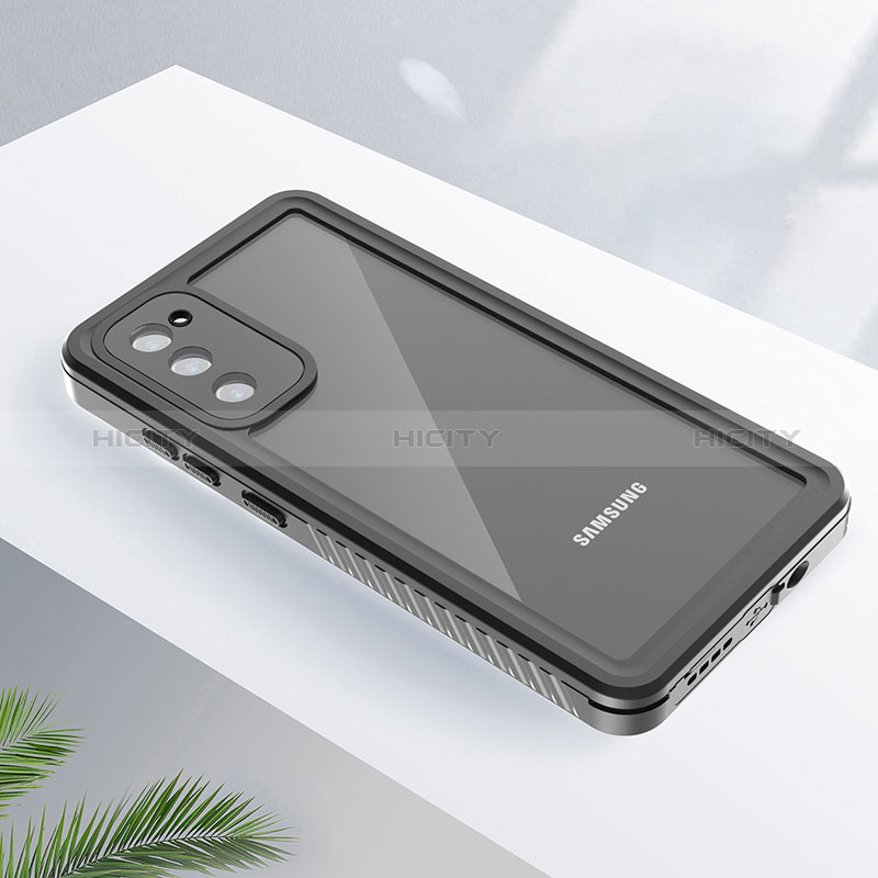 Coque Etanche Contour Silicone et Plastique Housse Etui Waterproof 360 Degres W02 pour Samsung Galaxy S20 FE 4G Noir Plus