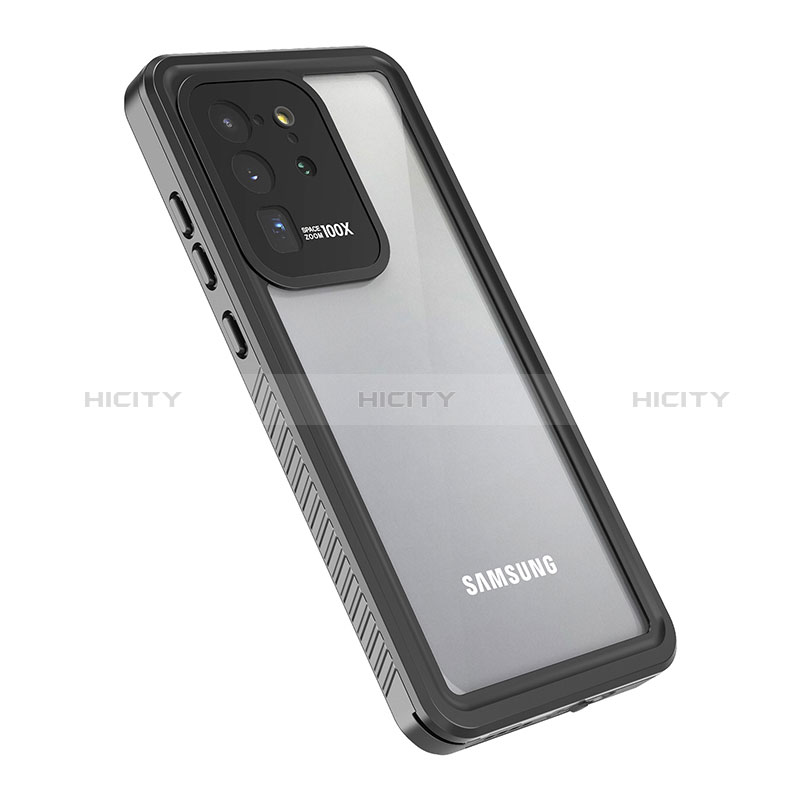 Coque Etanche Contour Silicone et Plastique Housse Etui Waterproof 360 Degres W02 pour Samsung Galaxy S20 Ultra 5G Noir Plus