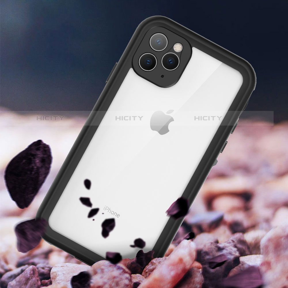 Coque Etanche Contour Silicone et Plastique Housse Etui Waterproof 360 Degres W04 pour Apple iPhone 11 Pro Plus