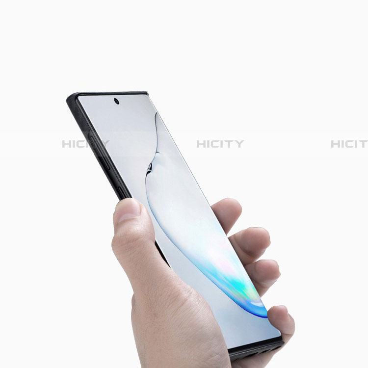 Coque Fibre de Carbone Housse Etui Luxe Serge C01 pour Samsung Galaxy Note 10 Plus Noir Plus