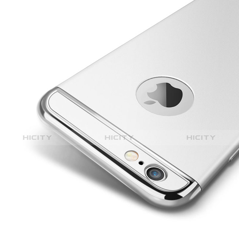 Coque Luxe Aluminum Metal A01 pour Apple iPhone 6S Plus Argent Plus