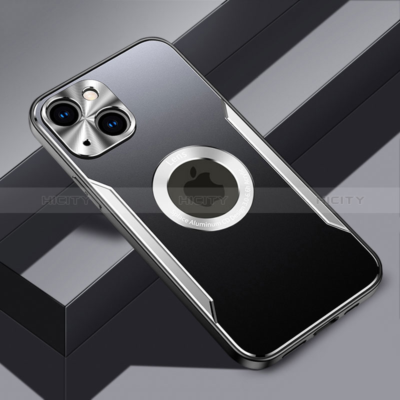 Coque Luxe Aluminum Metal Housse et Bumper Silicone Etui avec Mag-Safe Magnetic Magnetique JL3 pour Apple iPhone 13 Plus