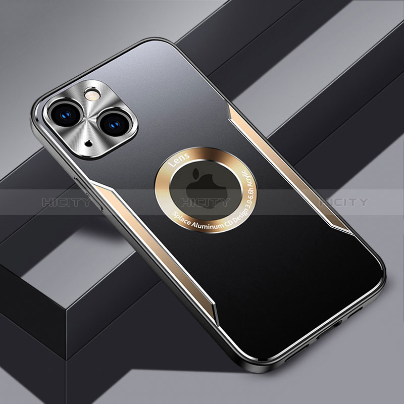 Coque Luxe Aluminum Metal Housse et Bumper Silicone Etui avec Mag-Safe Magnetic Magnetique JL3 pour Apple iPhone 13 Plus