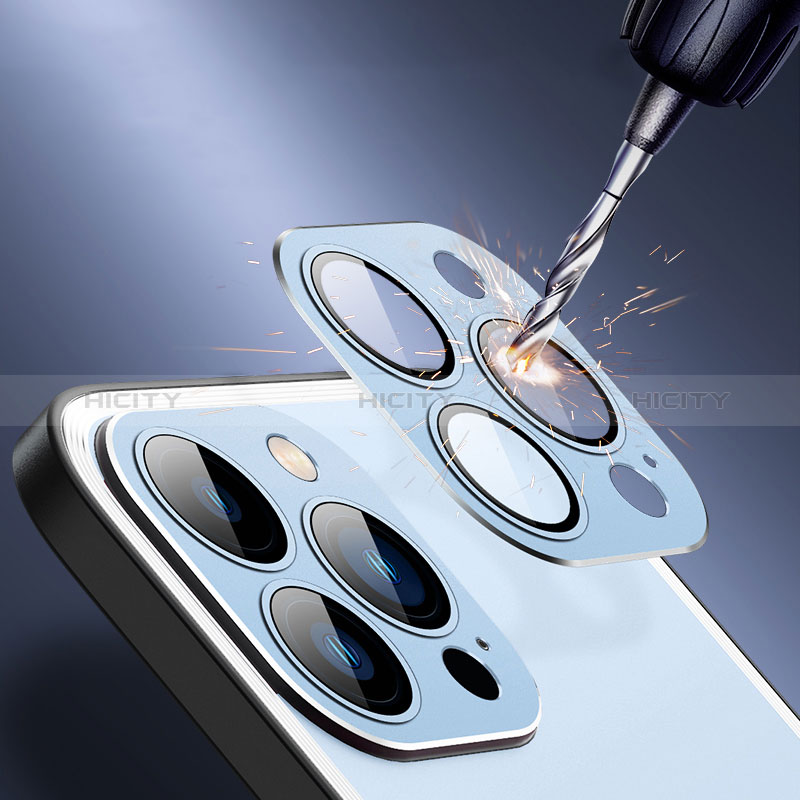 Coque Luxe Aluminum Metal Housse et Bumper Silicone Etui avec Mag-Safe Magnetic Magnetique JL4 pour Apple iPhone 13 Plus