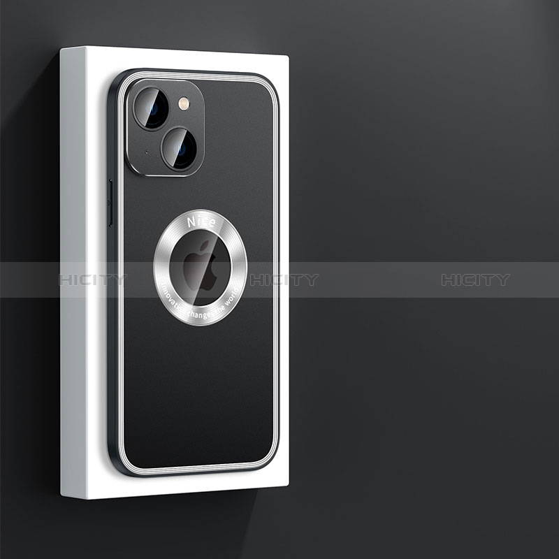Coque Luxe Aluminum Metal Housse et Bumper Silicone Etui avec Mag-Safe Magnetic Magnetique JL4 pour Apple iPhone 14 Plus Plus