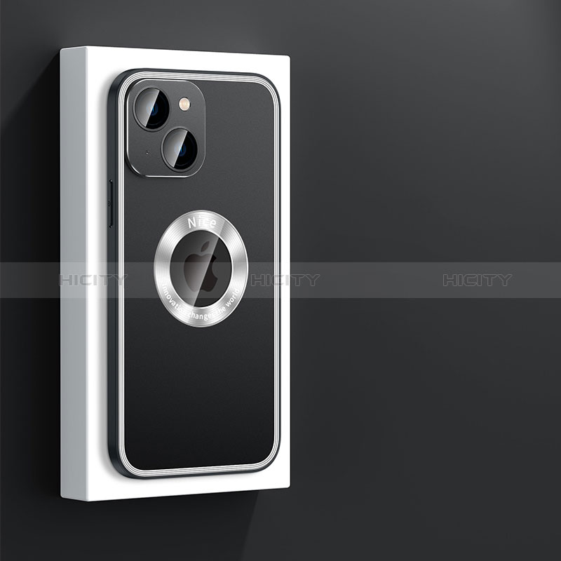 Coque Luxe Aluminum Metal Housse et Bumper Silicone Etui avec Mag-Safe Magnetic Magnetique JL4 pour Apple iPhone 15 Plus