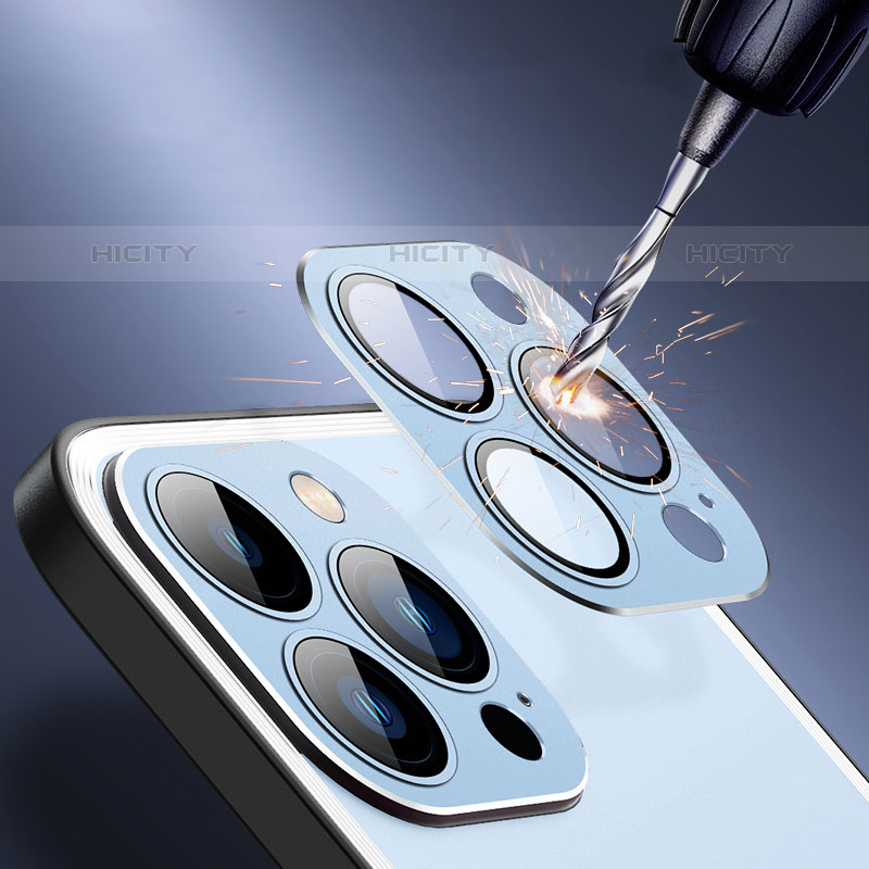 Coque Luxe Aluminum Metal Housse et Bumper Silicone Etui avec Mag-Safe Magnetic Magnetique JL4 pour Apple iPhone 15 Pro Plus