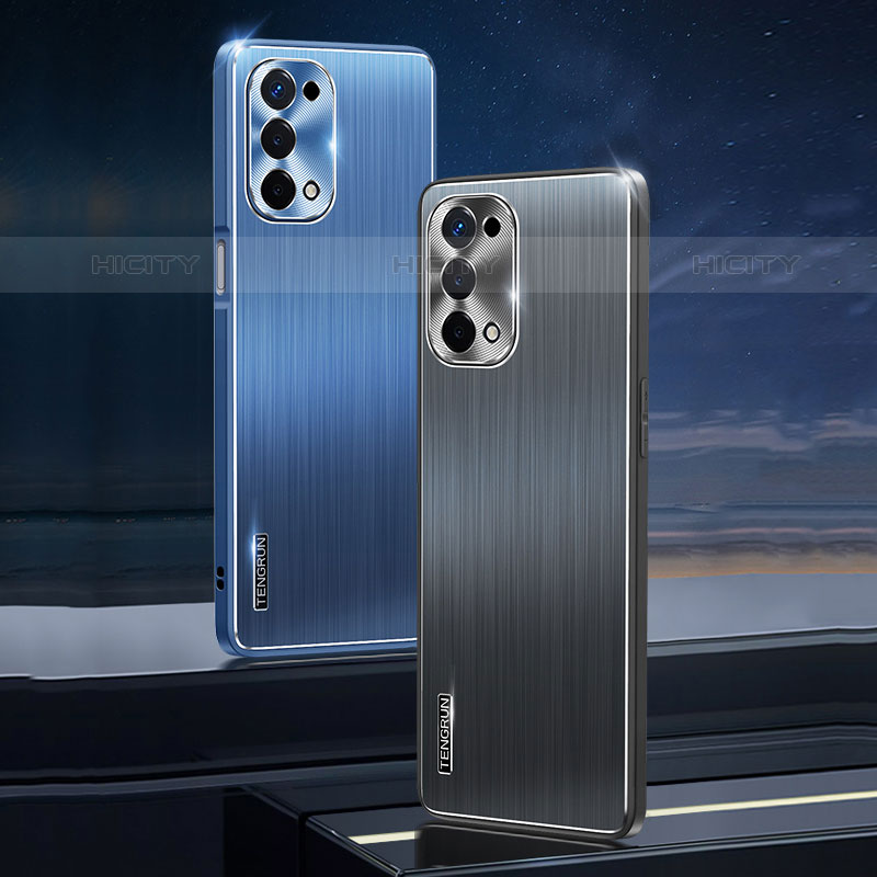 Coque Luxe Aluminum Metal Housse et Bumper Silicone Etui J01 pour OnePlus Nord N200 5G Plus