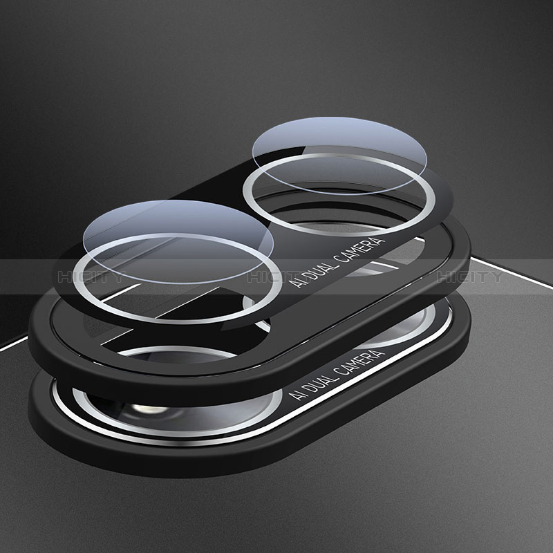 Coque Luxe Aluminum Metal Housse et Bumper Silicone Etui J01 pour Oppo A58 5G Plus