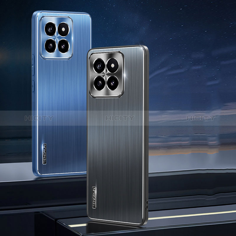 Coque Luxe Aluminum Metal Housse et Bumper Silicone Etui JL1 pour Xiaomi Mi 14 Pro 5G Plus