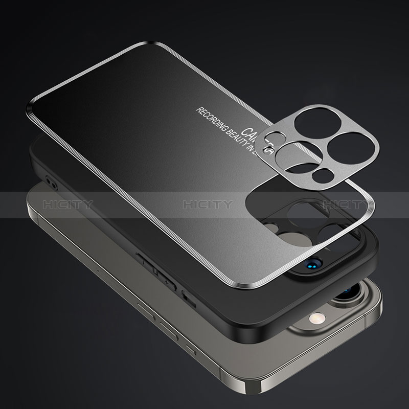 Coque Luxe Aluminum Metal Housse et Bumper Silicone Etui JL2 pour Apple iPhone 13 Plus