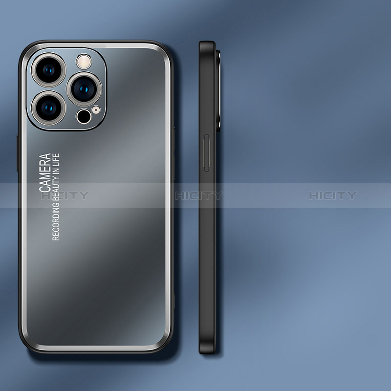 Coque Luxe Aluminum Metal Housse et Bumper Silicone Etui JL2 pour Apple iPhone 15 Pro Max Plus