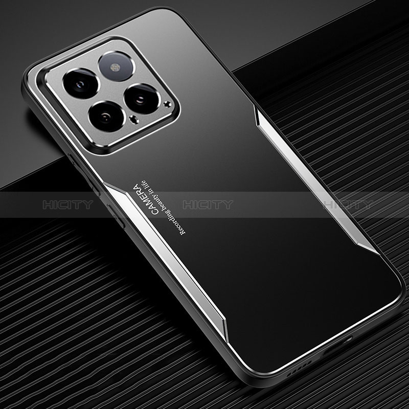 Coque Luxe Aluminum Metal Housse et Bumper Silicone Etui PB1 pour Xiaomi Mi 14 5G Plus