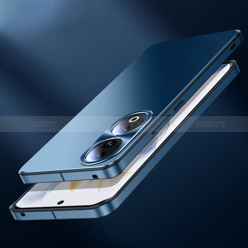 Coque Luxe Aluminum Metal Housse et Bumper Silicone Etui pour Huawei Honor 90 5G Plus