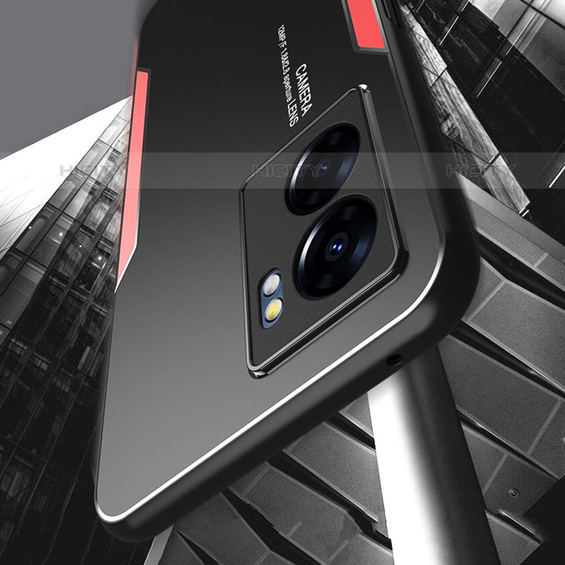 Coque Luxe Aluminum Metal Housse et Bumper Silicone Etui pour OnePlus Nord N300 5G Plus