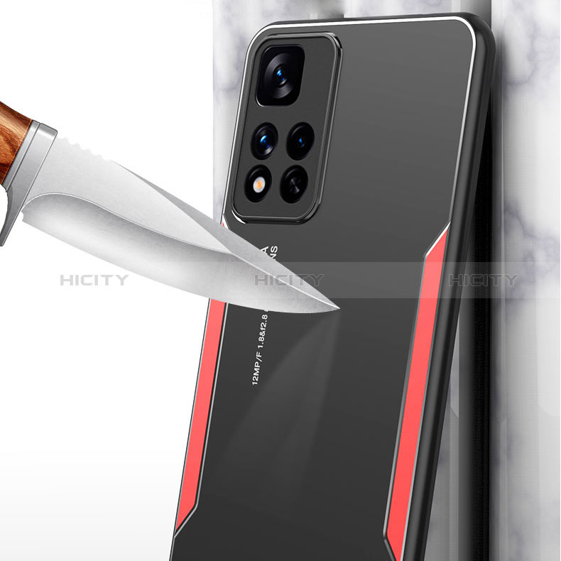 Coque Luxe Aluminum Metal Housse et Bumper Silicone Etui pour Xiaomi Mi 11i 5G (2022) Plus