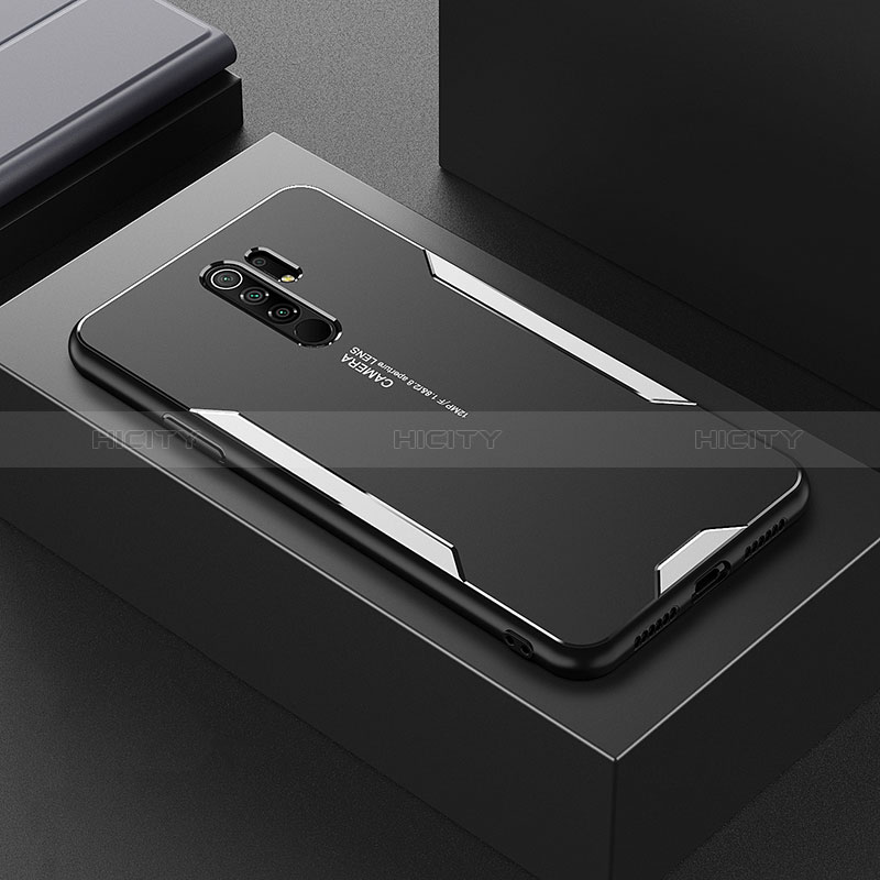 Coque Luxe Aluminum Metal Housse et Bumper Silicone Etui pour Xiaomi Redmi 9 Plus