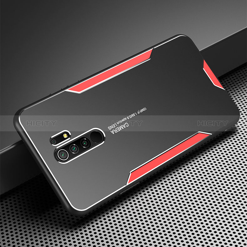 Coque Luxe Aluminum Metal Housse et Bumper Silicone Etui pour Xiaomi Redmi 9 Plus