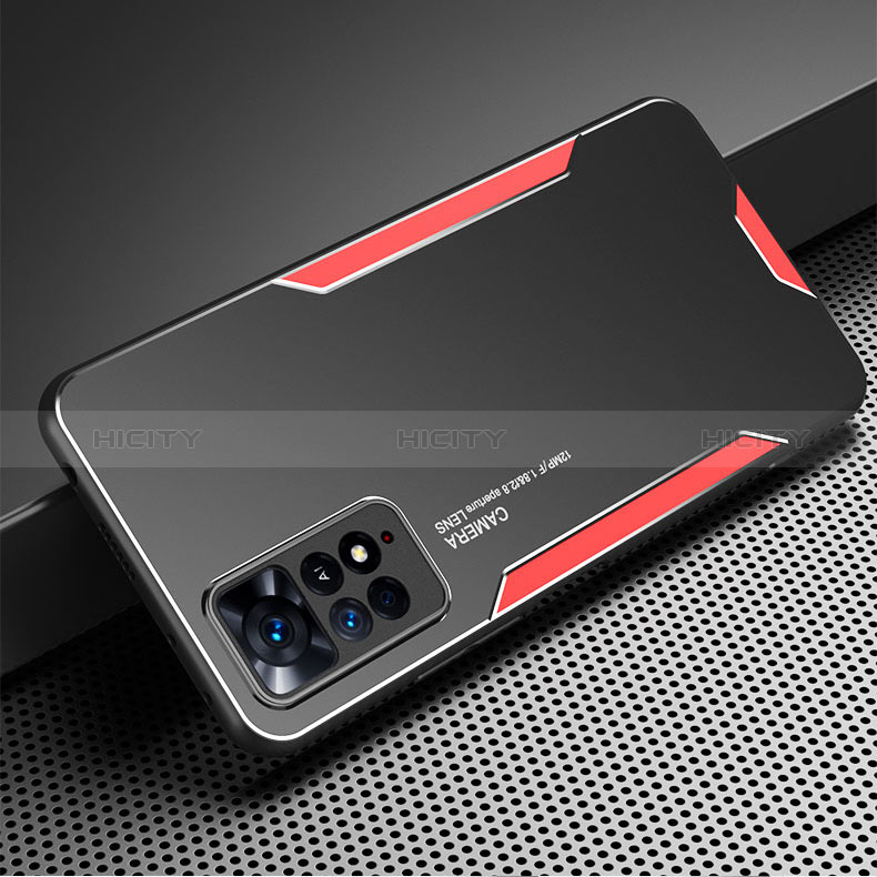 Coque Luxe Aluminum Metal Housse et Bumper Silicone Etui pour Xiaomi Redmi Note 11E Pro 5G Plus