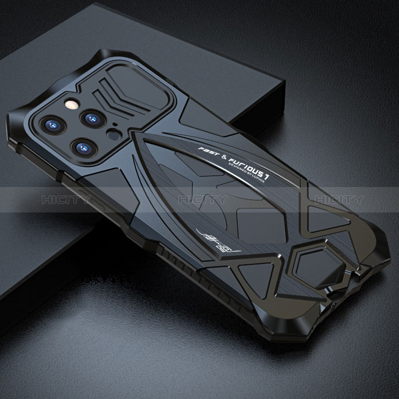 Coque Luxe Aluminum Metal Housse Etui 360 Degres LF1 pour Apple iPhone 13 Pro Max Plus