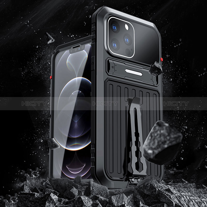 Coque Luxe Aluminum Metal Housse Etui 360 Degres LK1 pour Apple iPhone 13 Plus