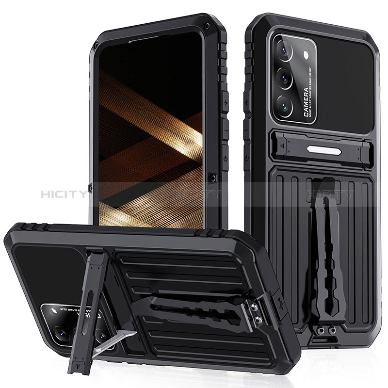 Coque Luxe Aluminum Metal Housse Etui 360 Degres LK1 pour Samsung Galaxy S23 5G Noir Plus