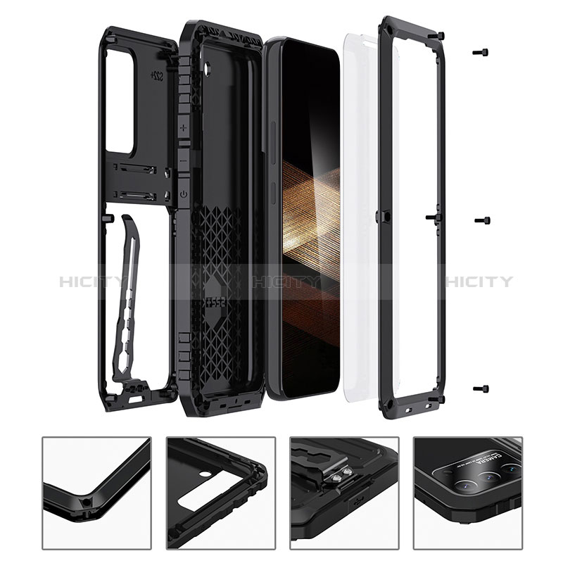 Coque Luxe Aluminum Metal Housse Etui 360 Degres LK1 pour Samsung Galaxy S24 Plus 5G Plus