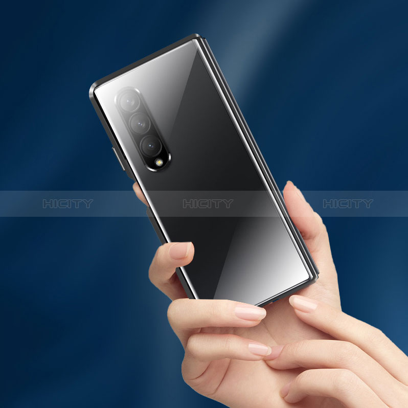 Coque Luxe Aluminum Metal Housse Etui 360 Degres P02 pour Samsung Galaxy Z Fold3 5G Plus
