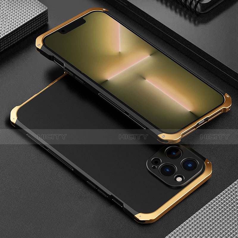Coque Luxe Aluminum Metal Housse Etui 360 Degres pour Apple iPhone 13 Pro Max Plus