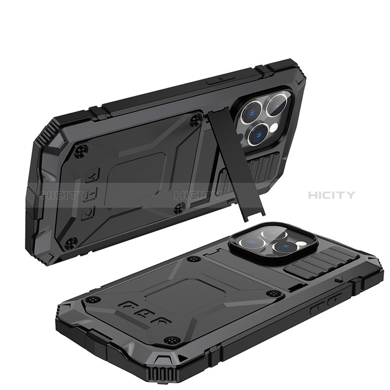 Coque Luxe Aluminum Metal Housse Etui 360 Degres RJ1 pour Apple iPhone 13 Pro Plus